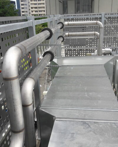 Spawane instalacje INOX.