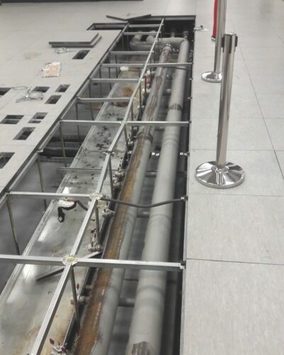 Spawana instalacja chłodu technologicznego.