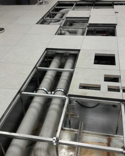 Spawana instalacja chłodu.