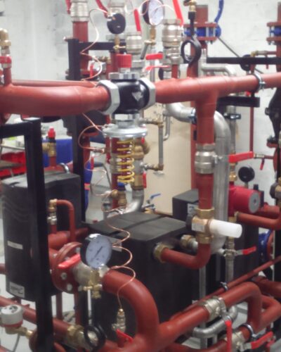 Spawany węzeł cieplny.