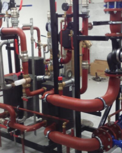 Spawany węzeł cieplny.