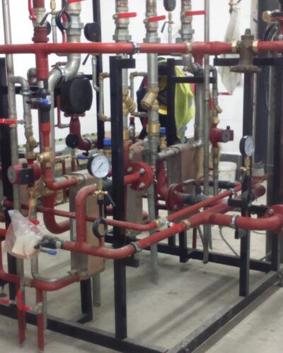 Spawany węzeł cieplny.